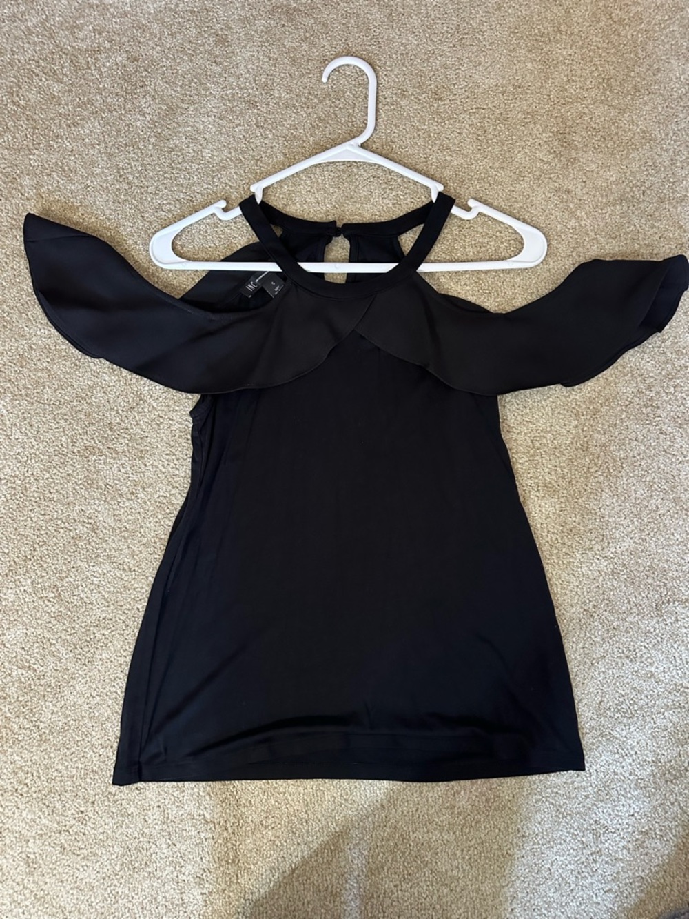 INC International Concepts Black off shoulder Tank